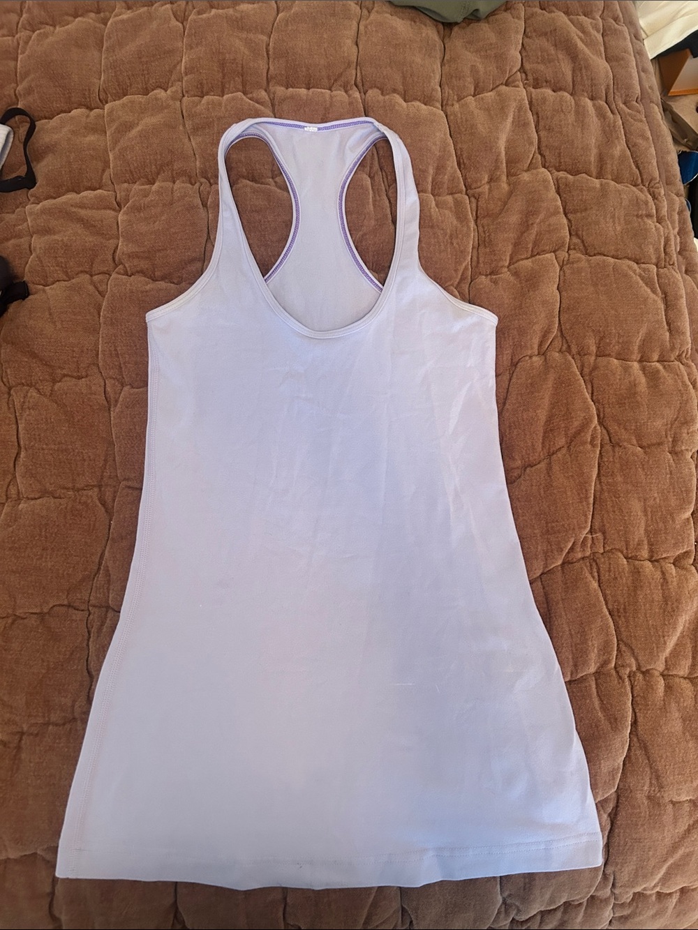 lululemon athletica Lavender Racerback Tank Top